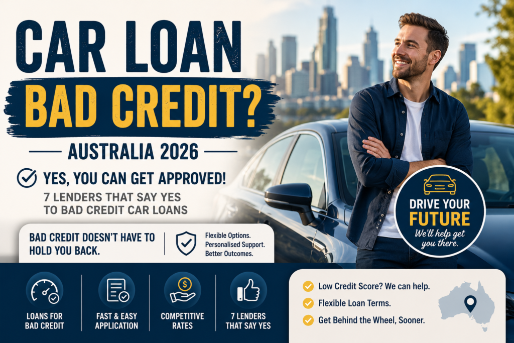 How to Get a Car Loan with Bad Credit in Australia 2026