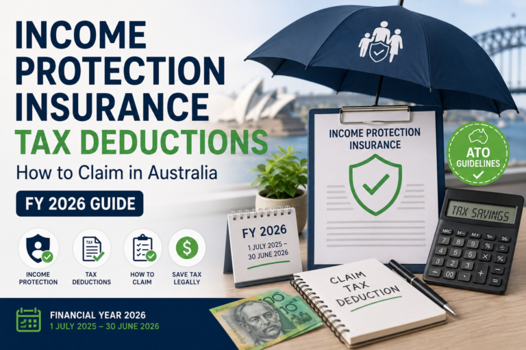 Income protection insurance tax deductions Australia FY2026 guide