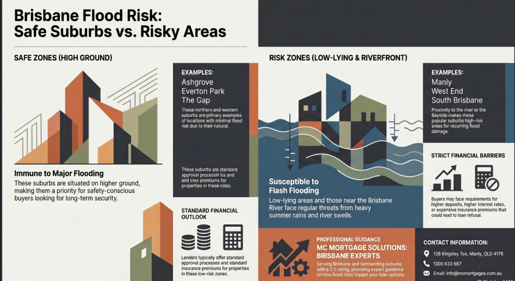Brisbane Flooding Guide for Home Buyers: Flood Maps, Risk Zones & Safe Suburbs 2026
