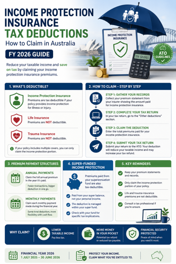Income Protection Tax Deduction Australia | FY2026 Guide