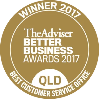 QLD Best Customer Service Office 2017 award won by MC Mortgage Solutions Brisbane